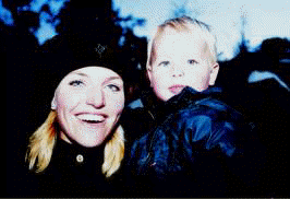 Carin Koch and her son
